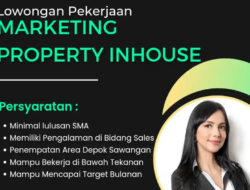 Dicari Marketing INHOUSE untuk Perumahan